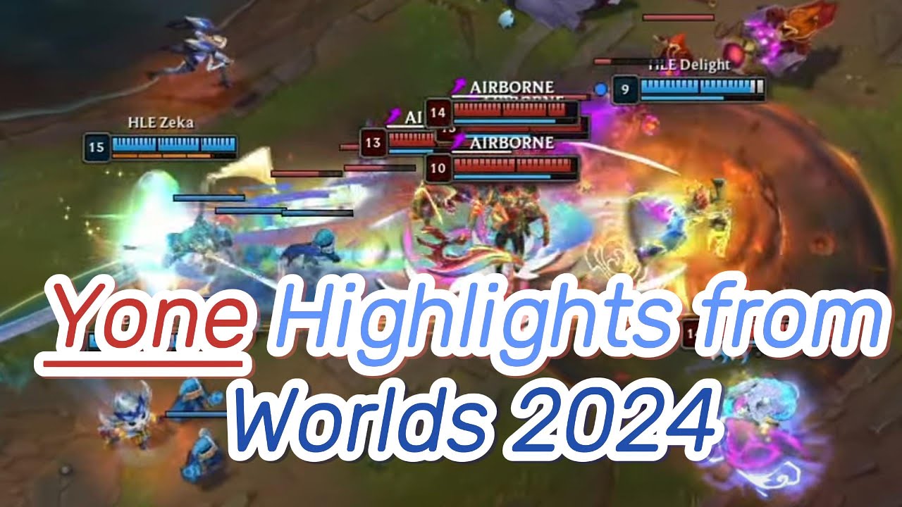 Yone HL from Worlds 2024 | LoL Swiss Stage 2024 | Day 1 to Day 3 | All Yone