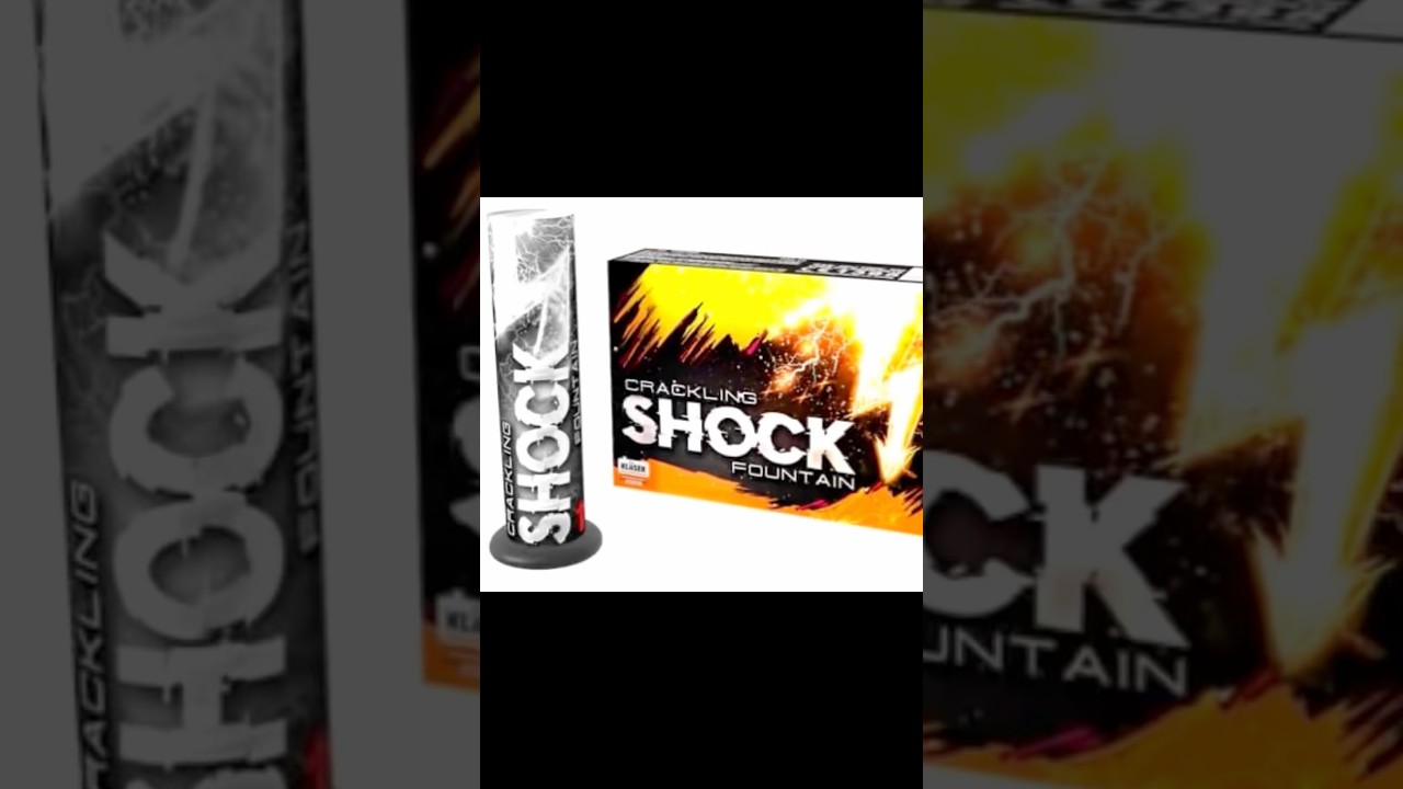 Crackling shock fountain #fajerwerki #fireworks #pyrotechnica #polenb&ouml;ller #pyro #firecrackers