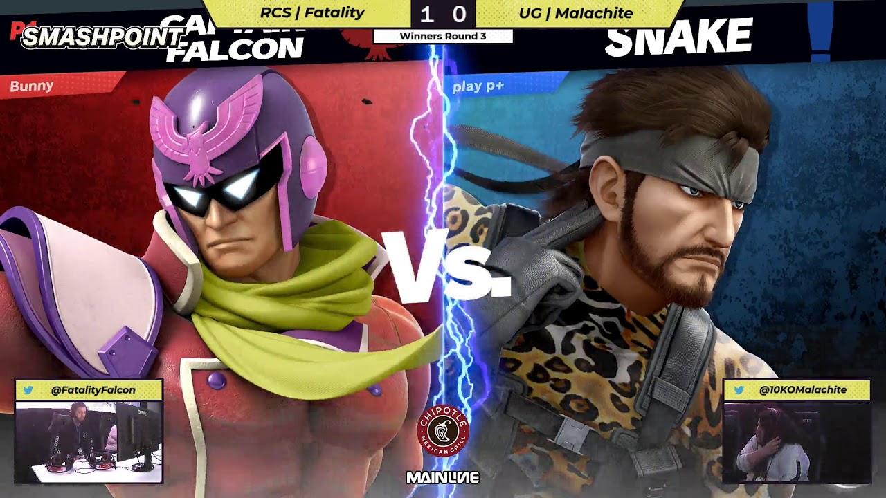 SMASHPOINT - RCS | Fatality (Captain Falcon) vs. 10KO! | Malachite (Snake) - WR3 Pools