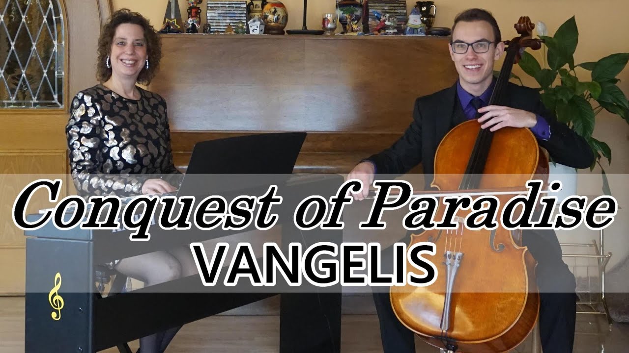 Conquest of Paradise - Vangelis | Cello & Piano Cover by Duo Klachello + Sheet Music