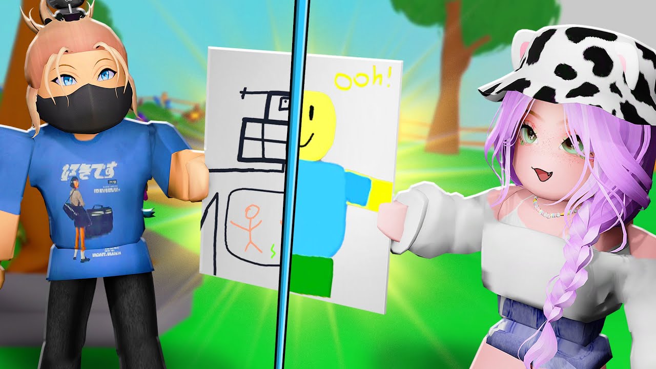 РИСУЕМ ДРУГ ЗА ДРУГОМ! Roblox Draw Switch