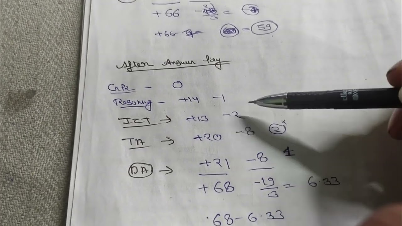 EMRS Tier 1 TGT PGT  My Answer key Score 😞😞| EMRS Expected Cutoff ||#emrs #emrsanswerkey 