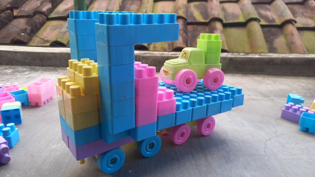 Satisfying diy Towing truck // ASMR Building blocks lego