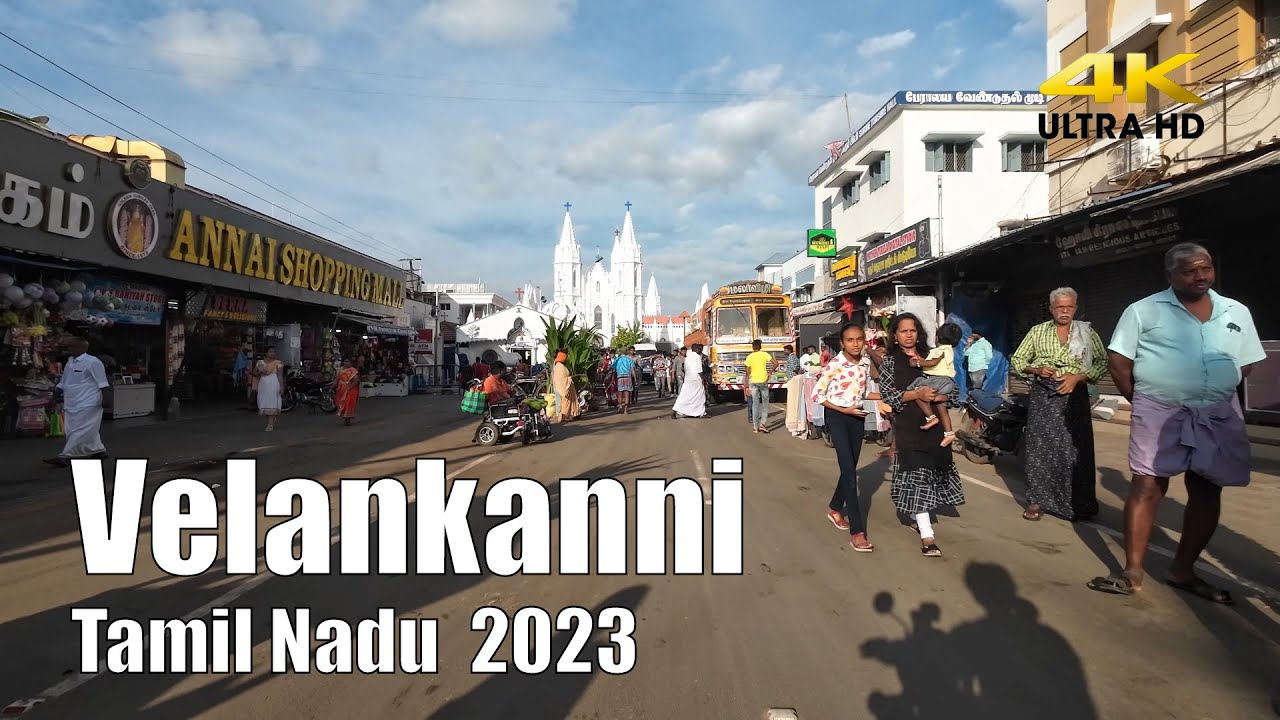 【India Drive 4K】Velankanni Tamil Nadu