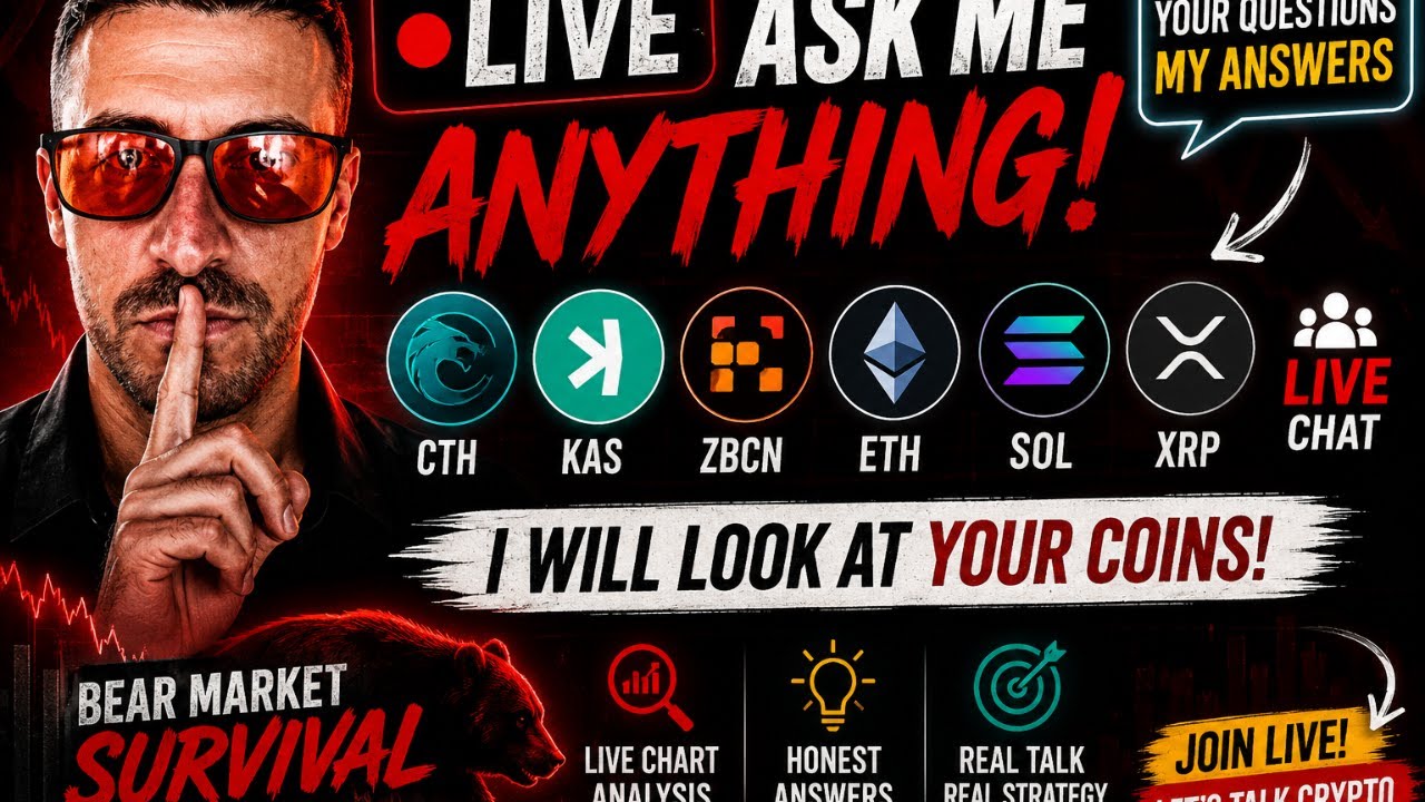 💀 LIVE: CRYPTO BEAR MARKET SURVIVAL | ASK ME ANYTHING