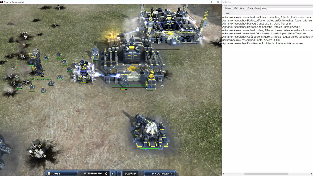 Multijoueur Supreme Commander 2 Alpha vs Unknown sur Ile de Trealach