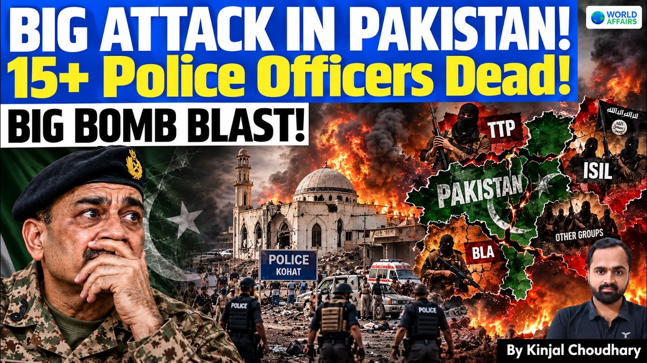 PAKISTAN'S OWN TALIBAN STORM ITS POLICE HQ | Kohat Mosque Bombed, 3145 Attacks In 2026 | Kinjal