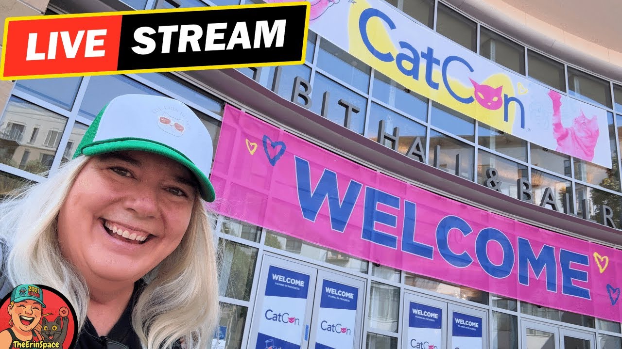 🔴 Sunday Morning LIVE from CatCon!! 🐈‍⬛😻