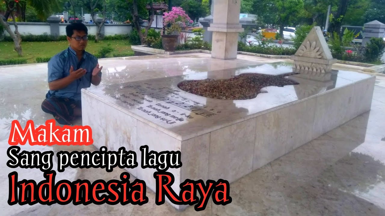 Makam WR Supratman,sang pencipta lagu Indonesia Raya