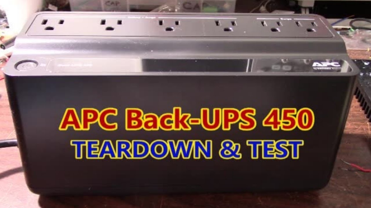 Разборка резервного аккумуляторного блока питания APC Back-UPS 450
