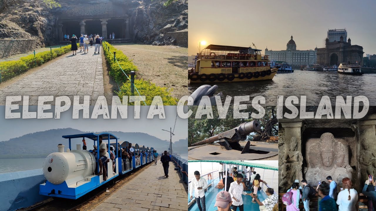 Visiting The Elephanta Caves Island Mumbai | Gateway Of India To Elephanta Caves By Ferry Boat
