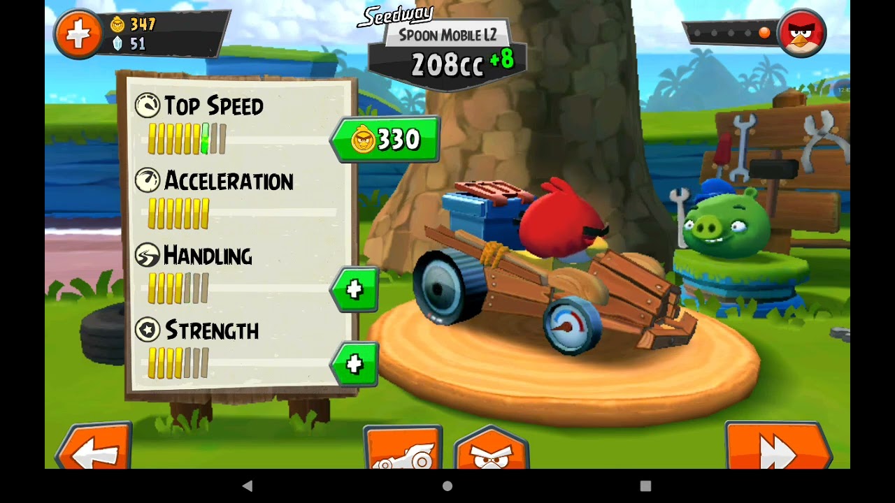 Angry birds go lets play i restarted my progres anyway I got bomb