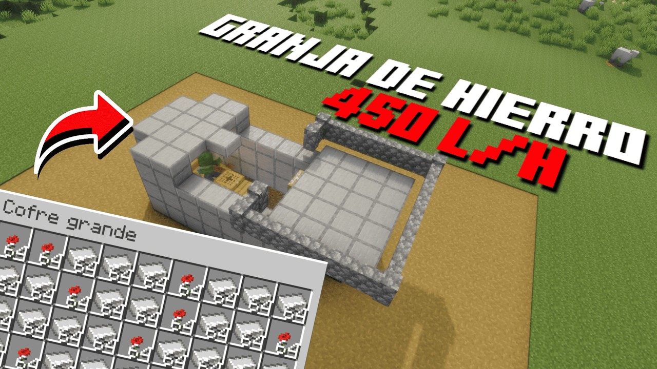 Como Hacer LA MEJOR GRANJA DE HIERRO 1.21.11| MrCuberMcS JAVA