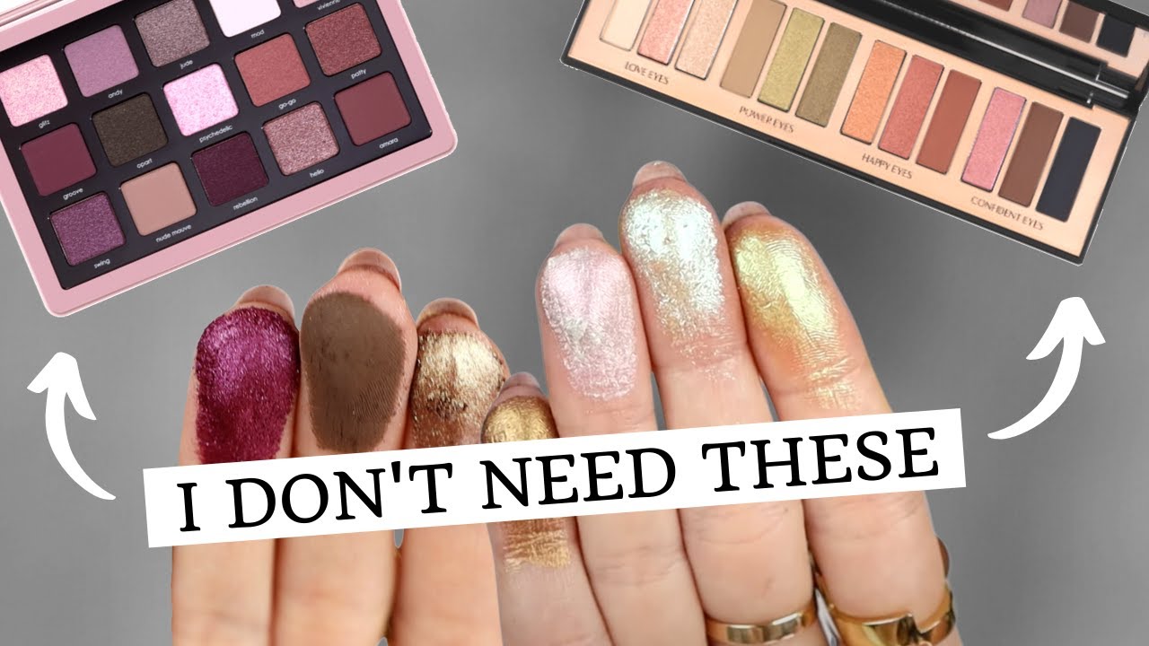 I DON'T NEED THESE NEW EYESHADOW PALETTES EITHER!!!! BUILDING MY OWN DUPE PALETTE THAT'S EVEN BETTER
