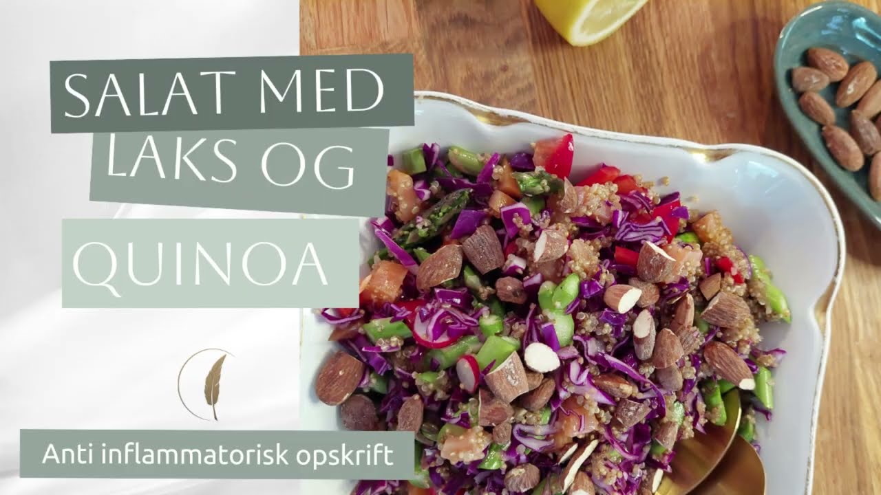 Salat med laks og quinoa