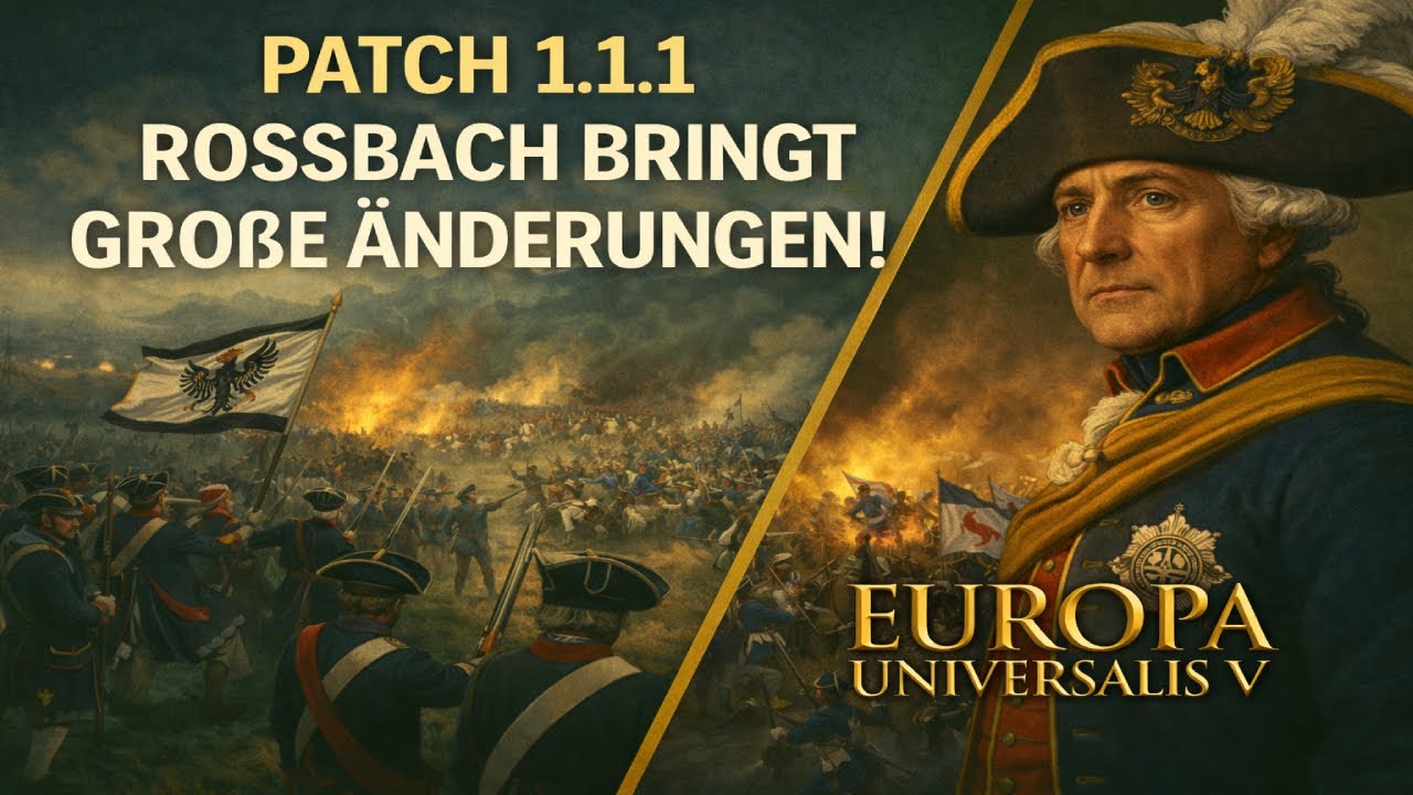 EU5 Tutorial #5  - 1.1.1. Rossbach bringt große Änderungen!