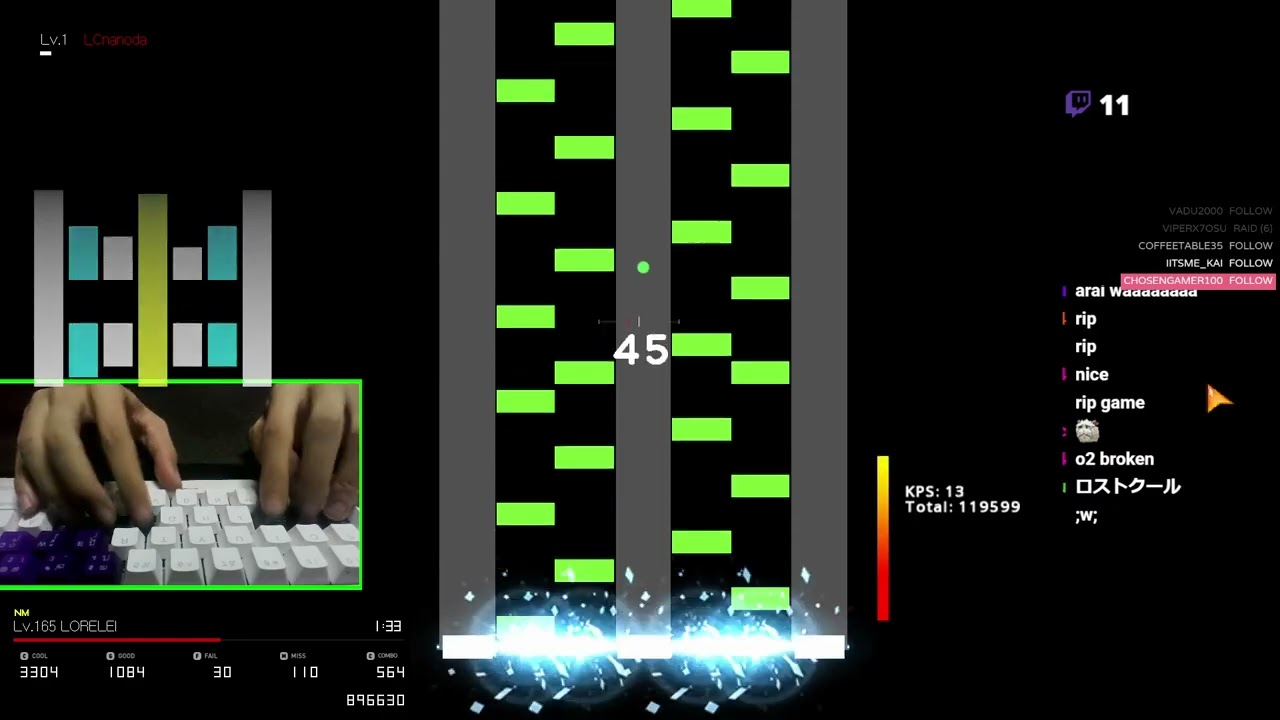 O2Jam Lv.165 - LORELEI (Normal Clear)
