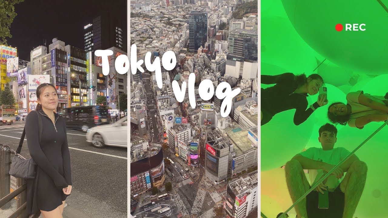 VLOG - Premiers pas à Tokyo : découverte de Shibuya, TeamLab et Shinjuku