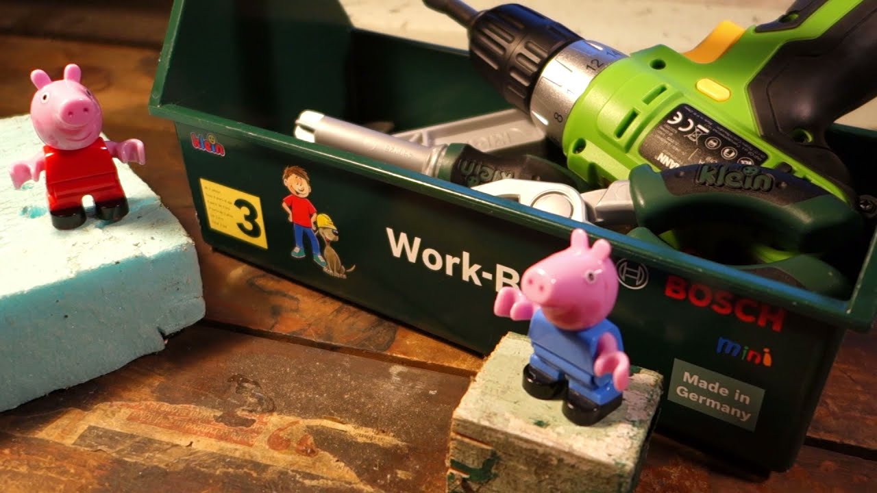 Prasátko Peppa, báječné vrtání a šroubování, Peppa Pig