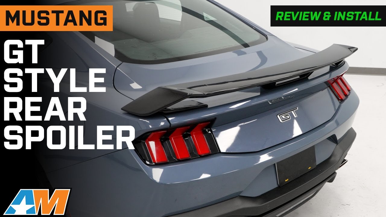 2024-2025 Mustang GT Style Rear Spoiler Review & Install