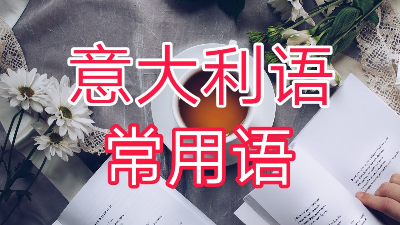 意大利语学习 Learn Italian Chinese🇨🇳/Italian🇮🇹 English subtitles ☘️ 이탈리아어 학습 鑫男学习篇（外语学习）
