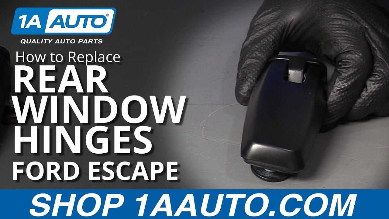 How to Replace Rear Window Hinges 08-12 Ford Escape