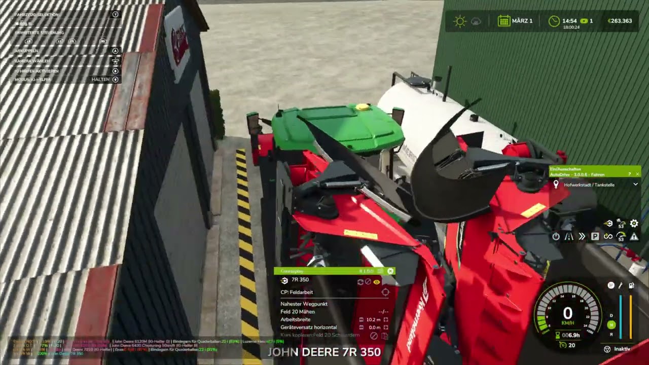 FarmingSimulator2025 XXL Farm 12 Ballen zum Hof Bringen