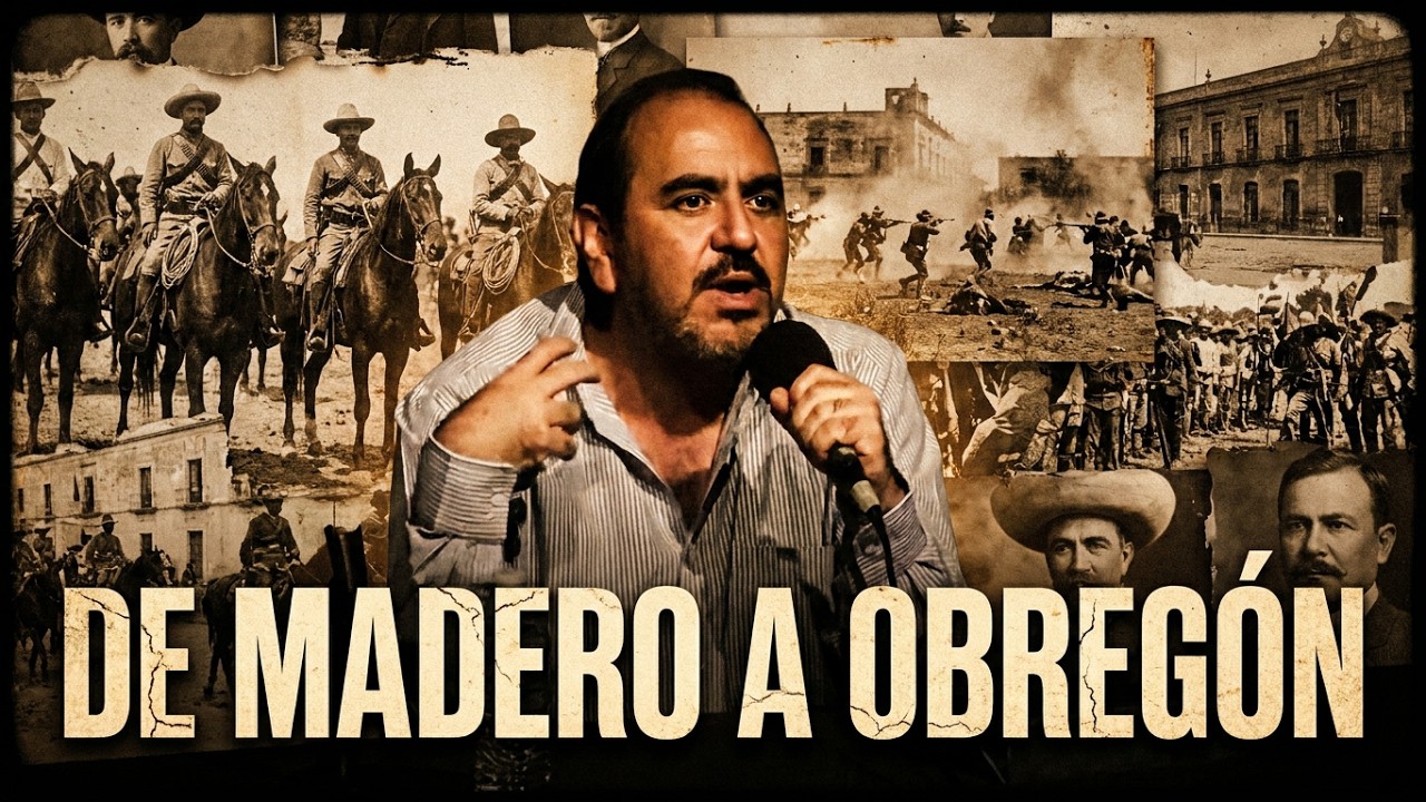 De Madero a Obregón: 5 locos en la Revolución | Conferencia de Alejandro Rosas