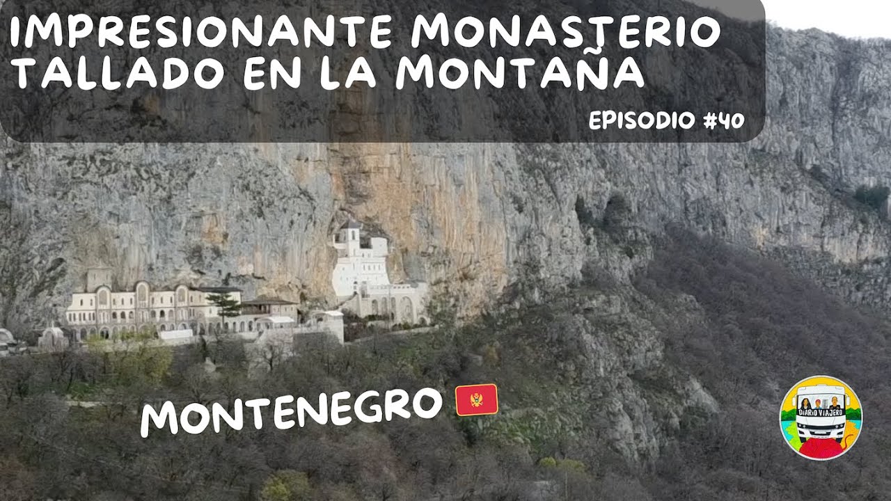 Impresionante Monasterio tallado en la montaña - Montenegro 4k (2024)