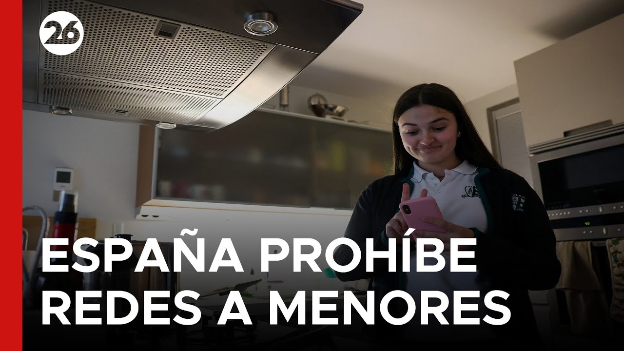 🚨 REDES SOCIALES | España prohíbe el acceso a menores de 16 años | CANAL 26 - DW
