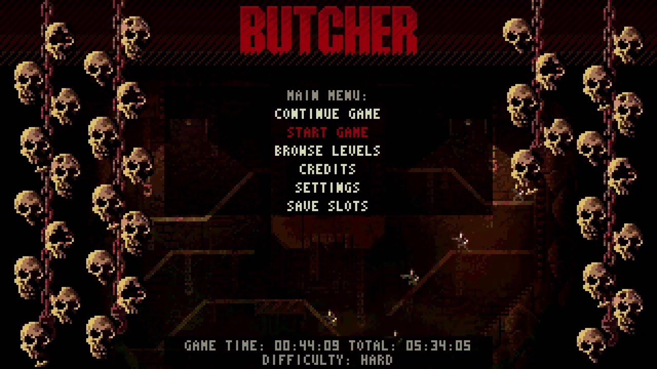 Butcher ps4 EXPERT SPEEDRUNNER TROPHY Hard SUCCESS 44:09! sub-45 minutes