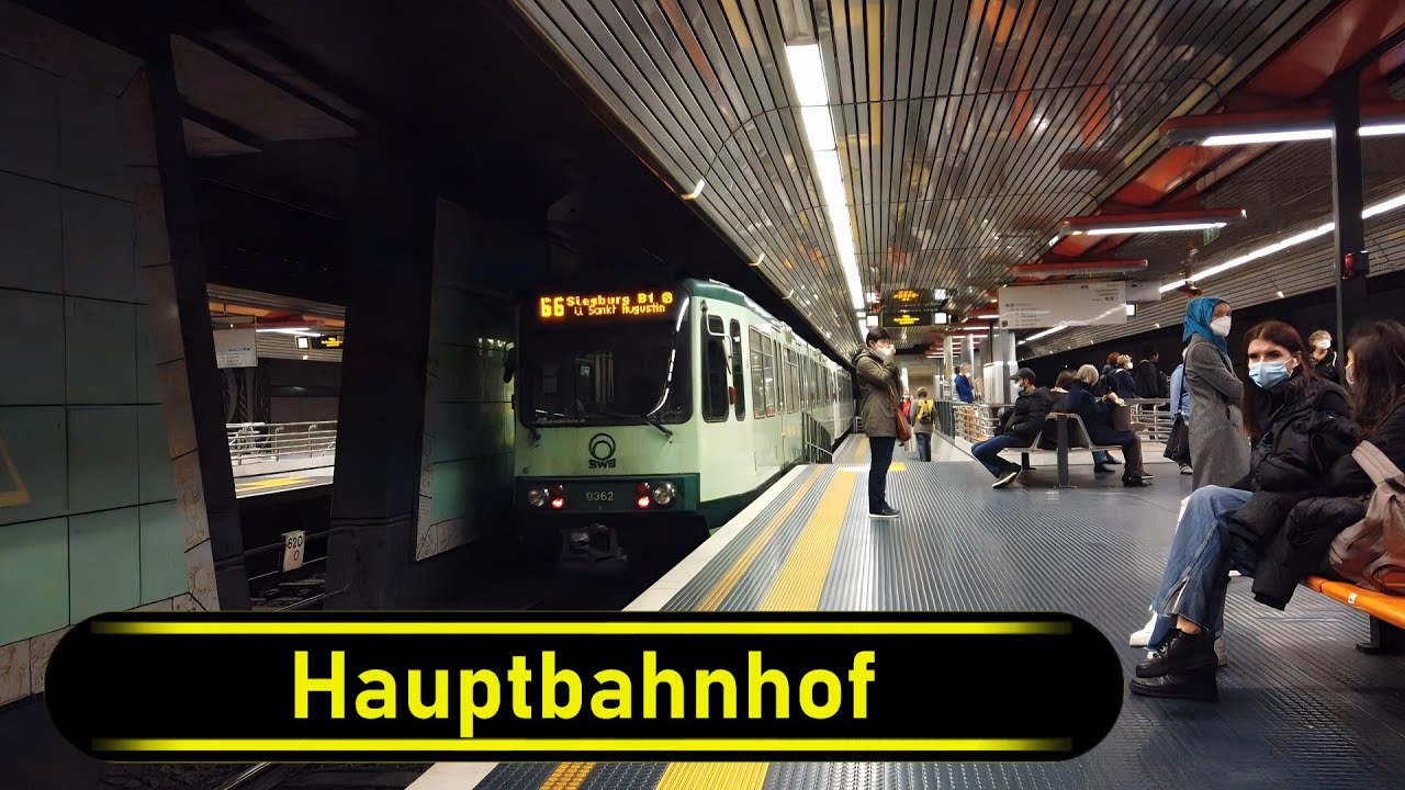 Stadtbahn Station Hauptbahnhof - Bonn 🇩🇪 - Walkthrough 🚶