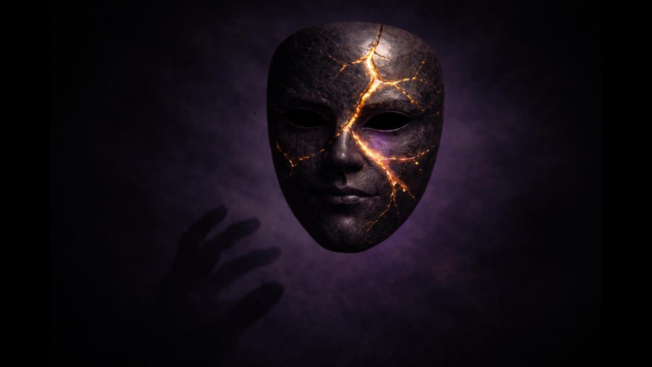 Riss in der Maske