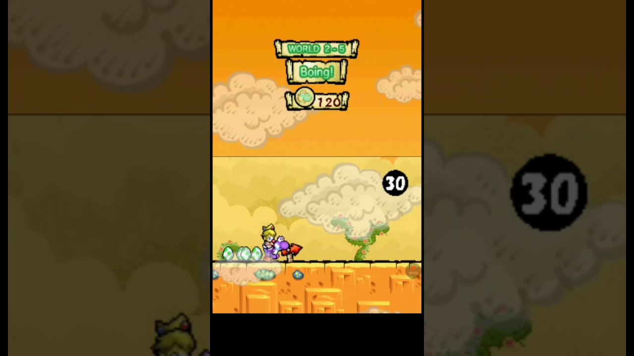 Yoshi island 2-5 100 points