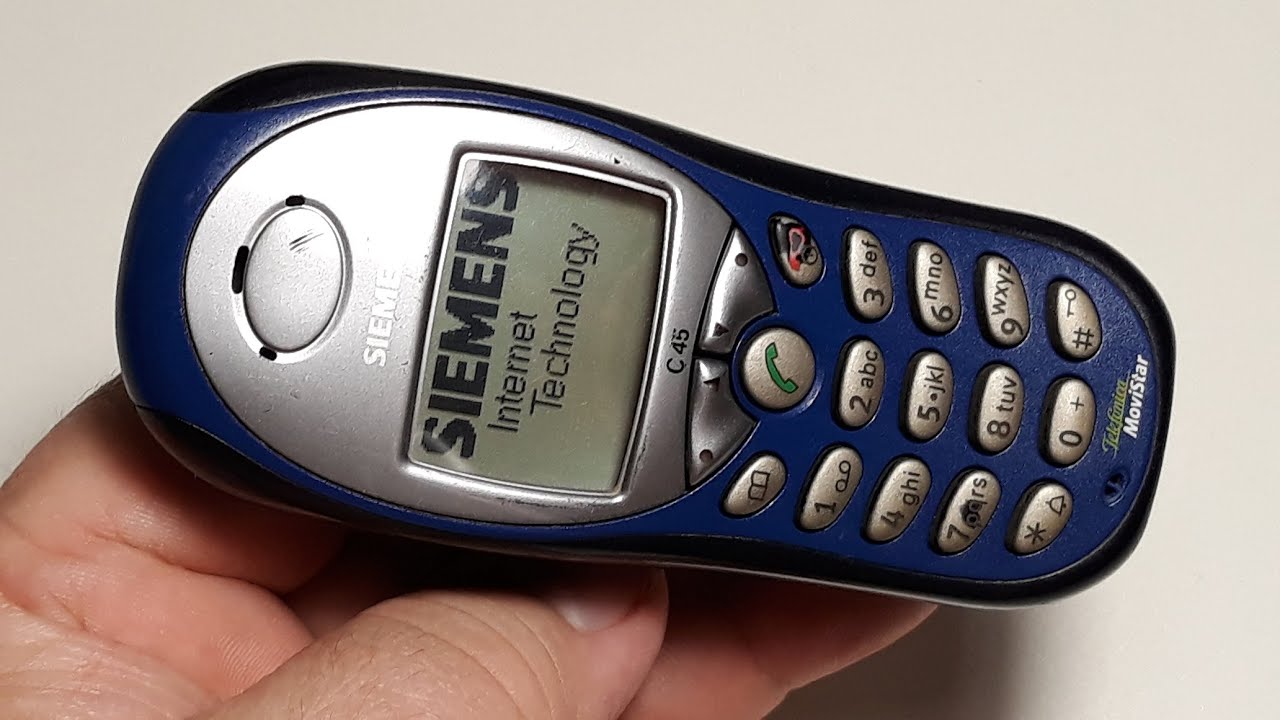 Siemens C45. Retro Telefon aus Deutschland. Капсула времени из Германии. Made in Germany