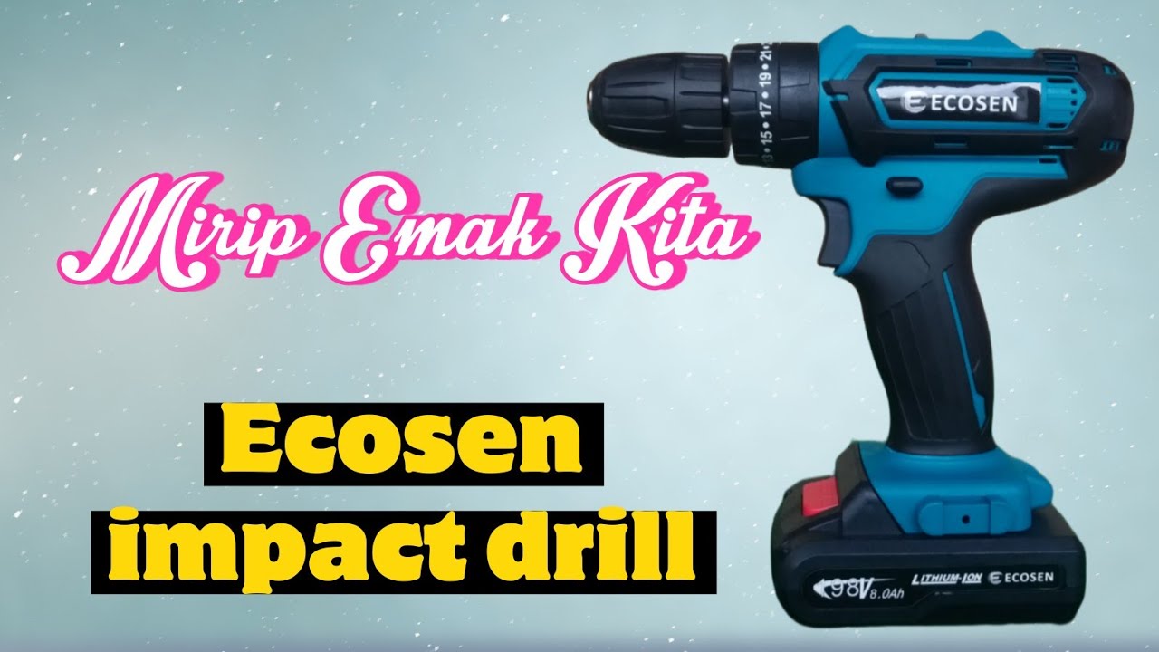 Это дрель Ecosen 21V с функцией удара. || Она действительно сделана в Японии?