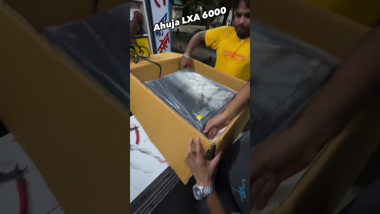 Unboxing Ahuja lxa 6000 Watt amplifier 