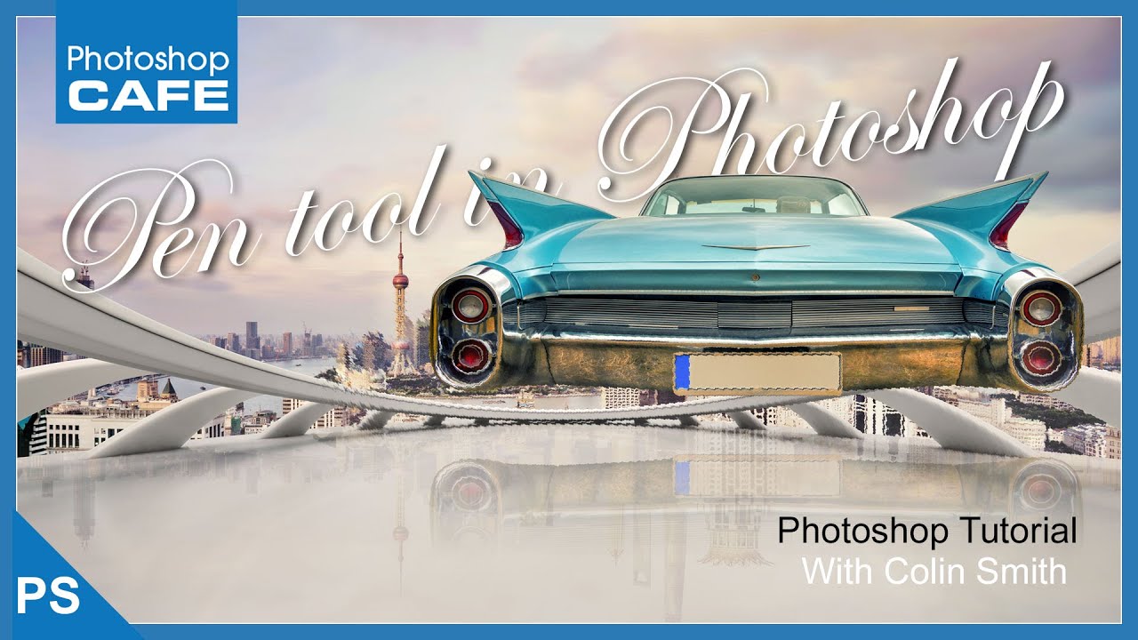 How to use the PEN TOOL IN PHOTOSHOP for PERFECT CUTOUTS
