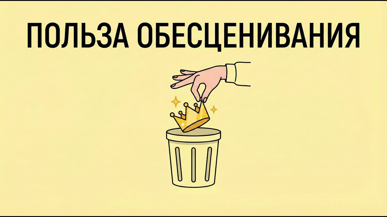 Польза обесценивания