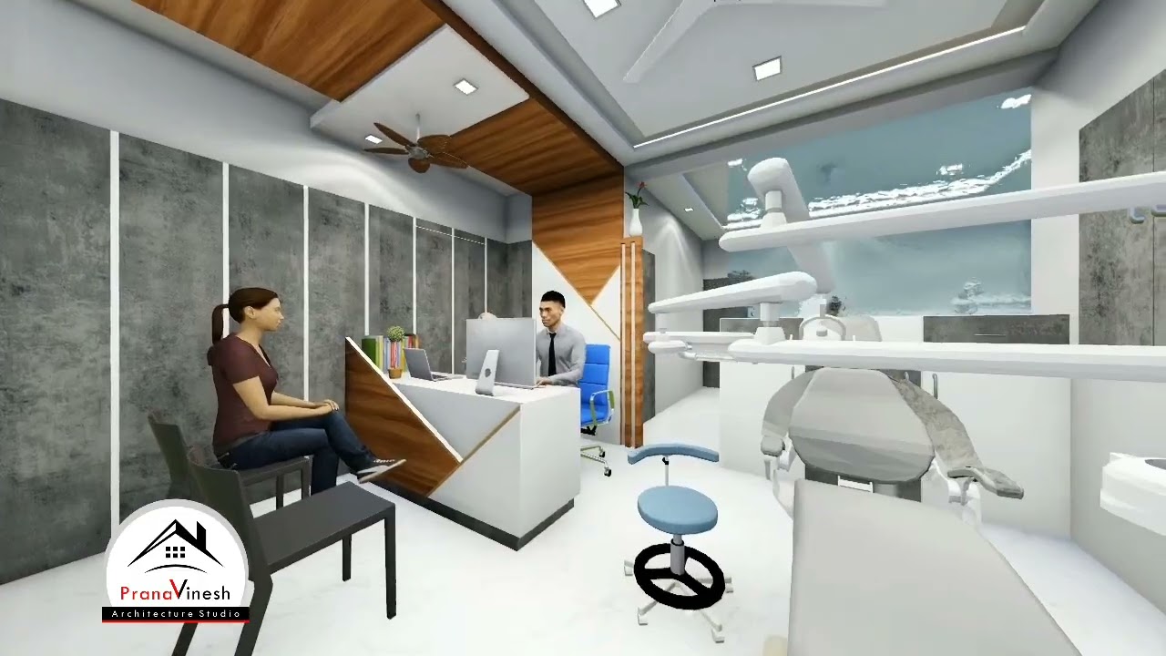 Dental Clinic _ 3D Exterior & interior Design _ Walkthrough _ Pranav & Vinesh _ Architecture Studio