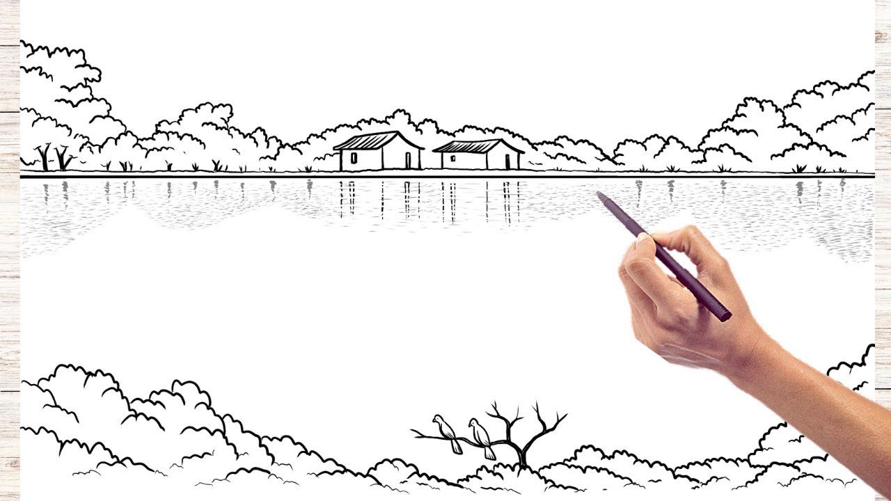 Como Desenhar uma Paisagem - Risco de Paisagem