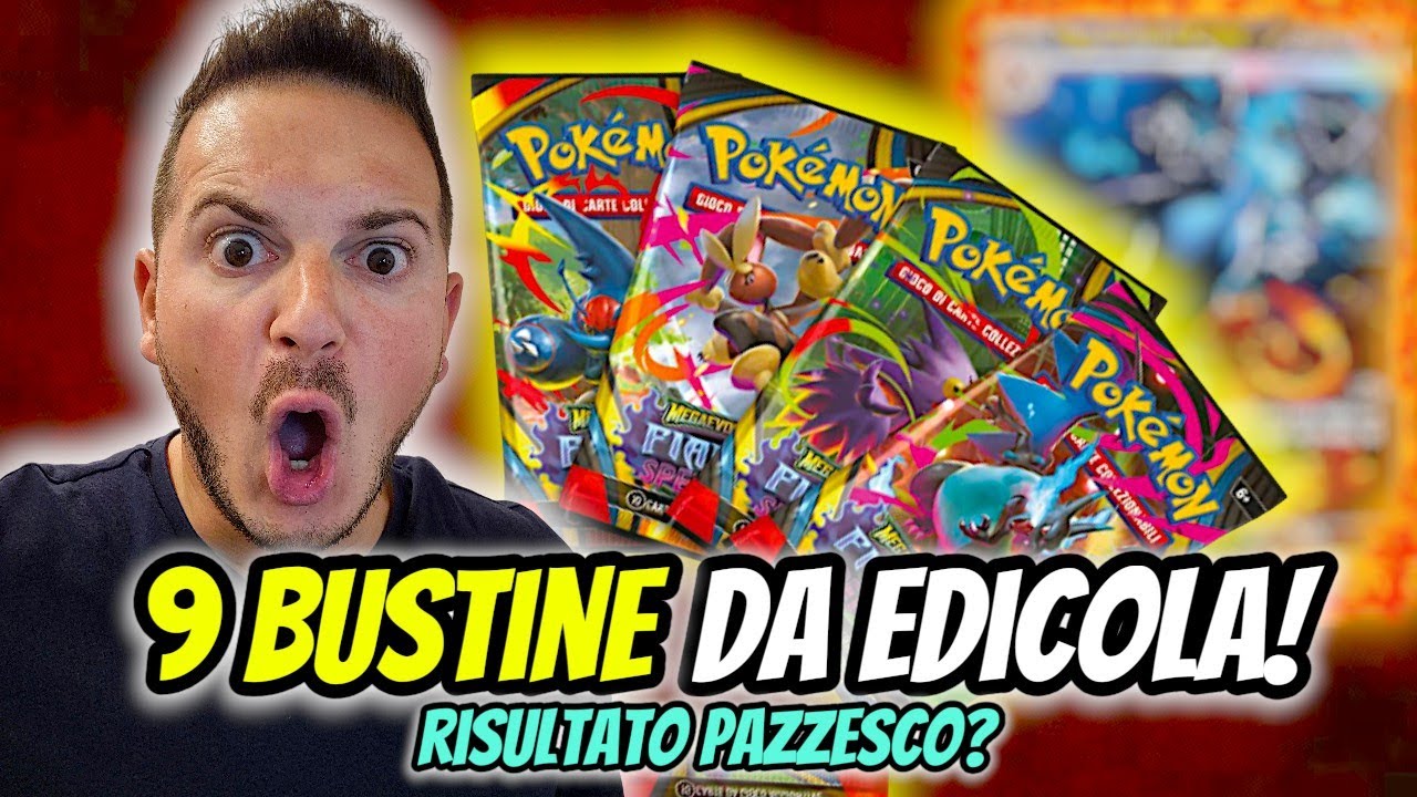 9 BUSTINE da EDICOLA… RISULTATO INASPETTATO!😱 – Continua la CACCIA al CHARIZARD di Fiamme Spettrali🔥