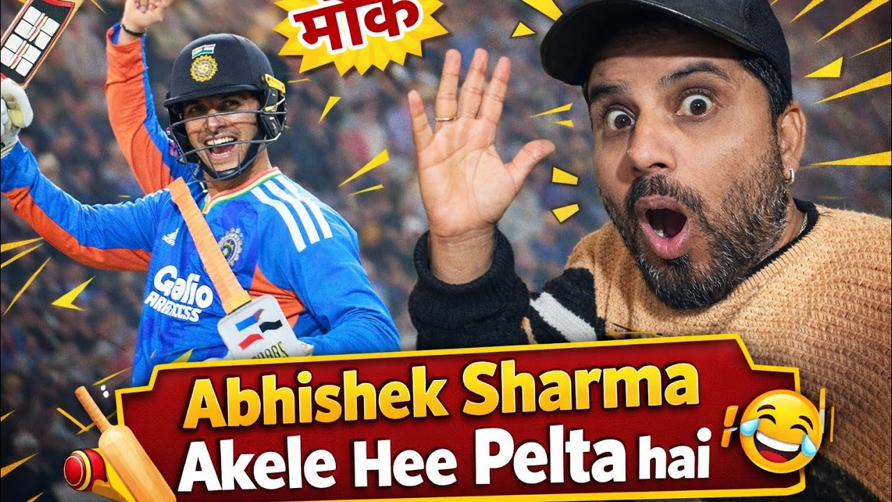 Abhishek Sharma Akele hi Pelta Hai | India vs Newzealand First  T 20 2026