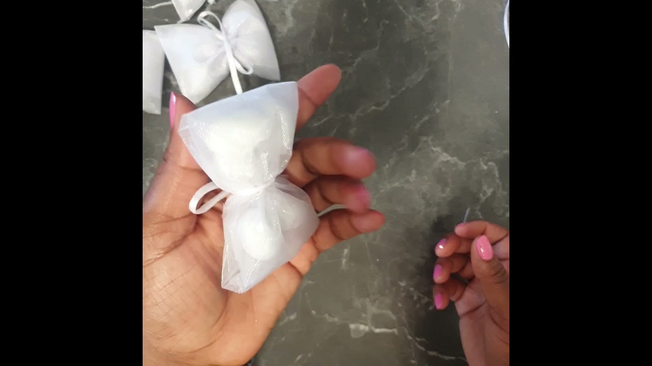 🎀Fiocchi porta confetti fai da te in juta