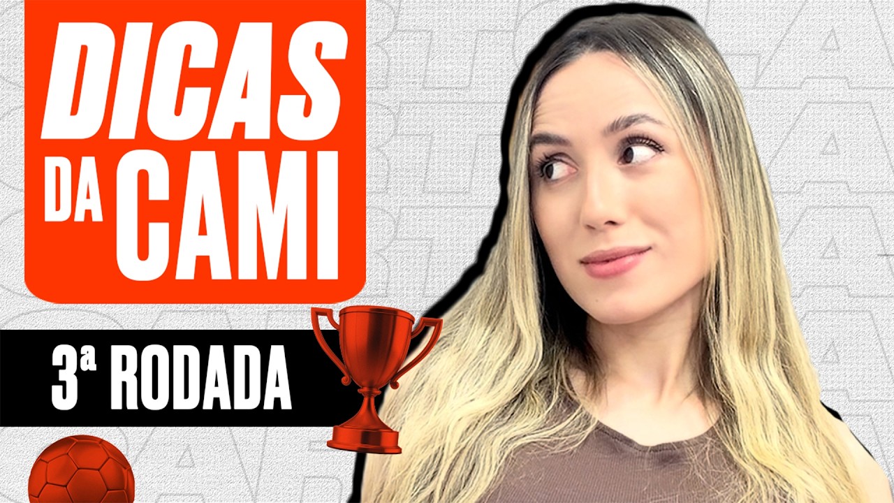3ª rodada | Dicas da Cami | Cartola 2026 🎩⚽