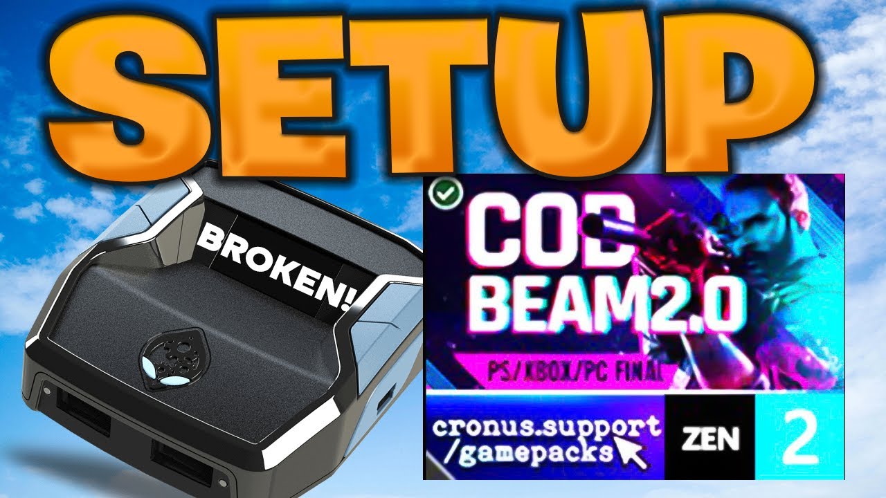 Как настроить BEAM Gamepack для Cronus Zen!