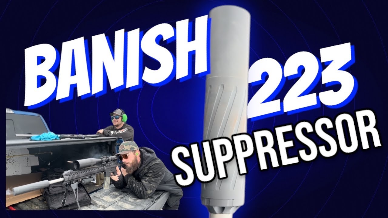 How Gassy is A Banish 223 Suppressor on a DI AR15? Banish223 Suppressor from Silencer Central