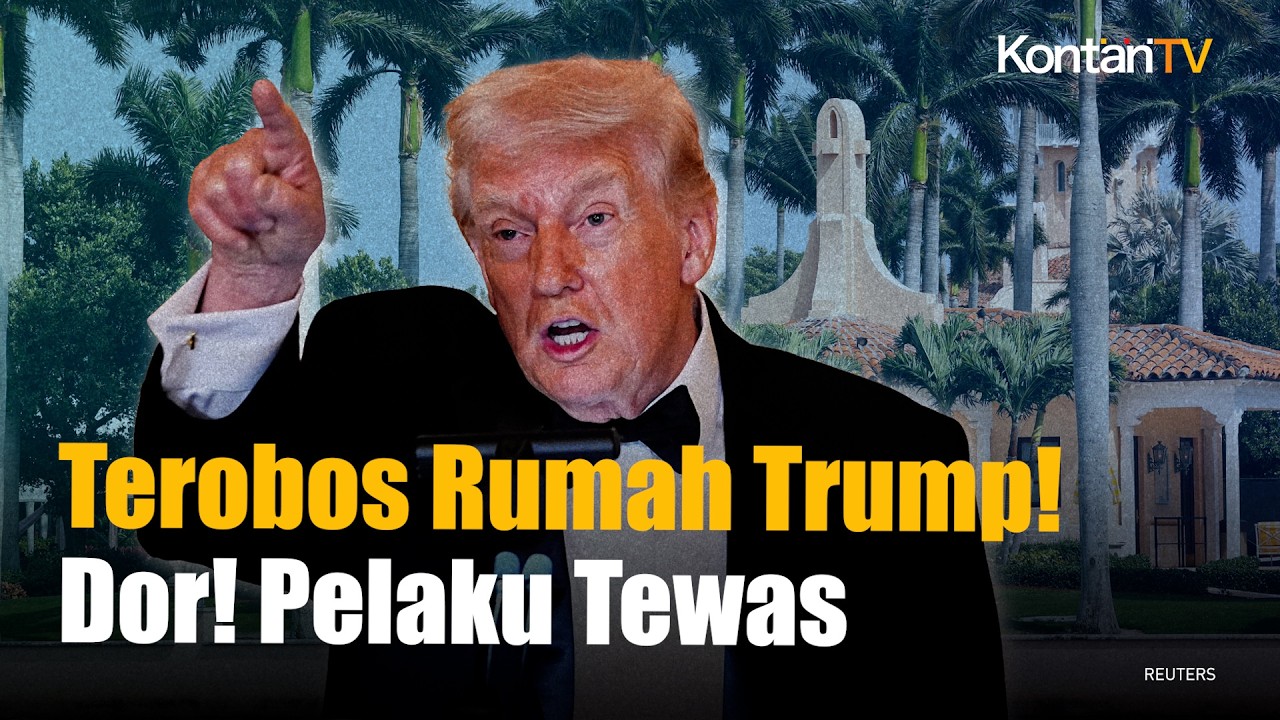 Detik-detik Penembakan di Rumah Trump, Pelaku Angkat Shotgun!