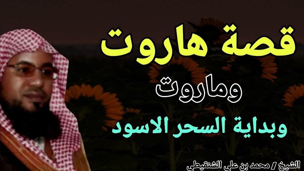 قصة هاروت وماروت .. وبداية السحر الاسود !! الشيخ محمد بن علي الشنقيطي