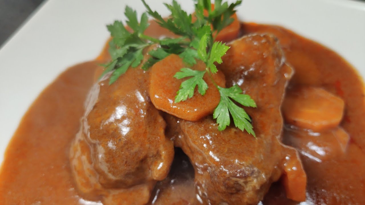 guiso de carrillada o carrilleras al vino tinto! 🍷🍷 #recetasfaciles